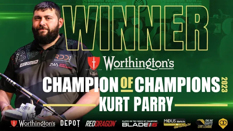 Kurt Parry, winner of the 2023 Champion of Champions